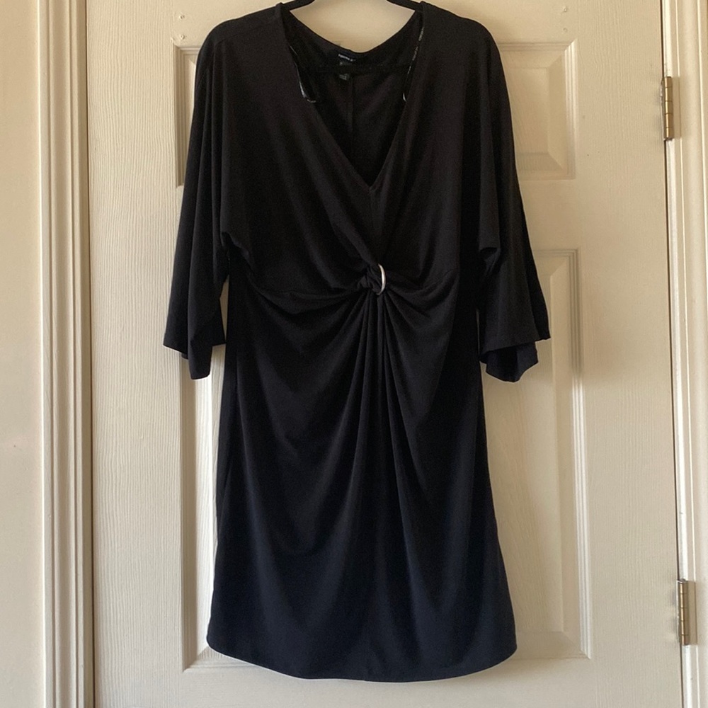 Twist front dress